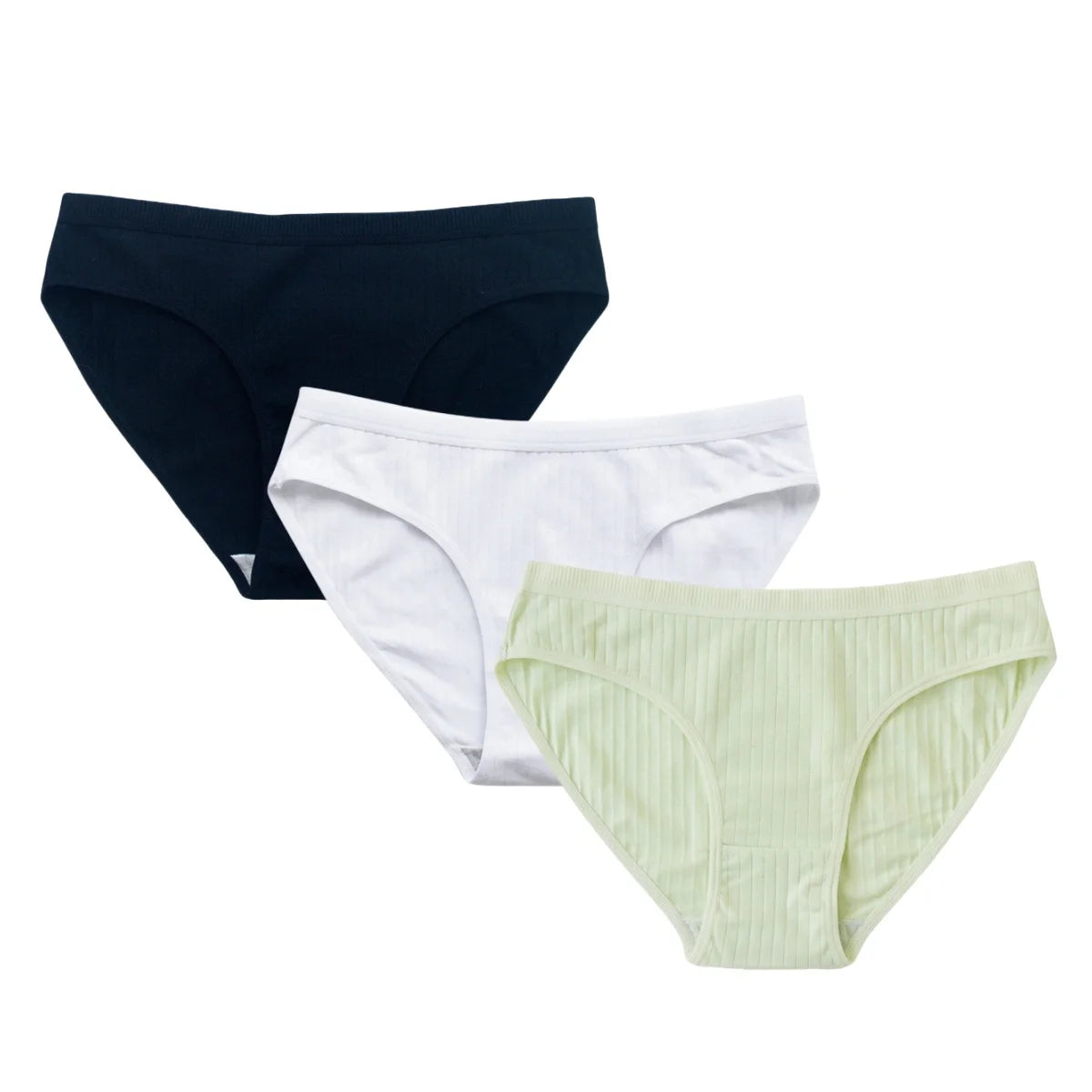 CowLost | product_id-3pcs-women-s-cotton-breathable-solid-color-brief-panties-m-xl-sexy-lingerie |21