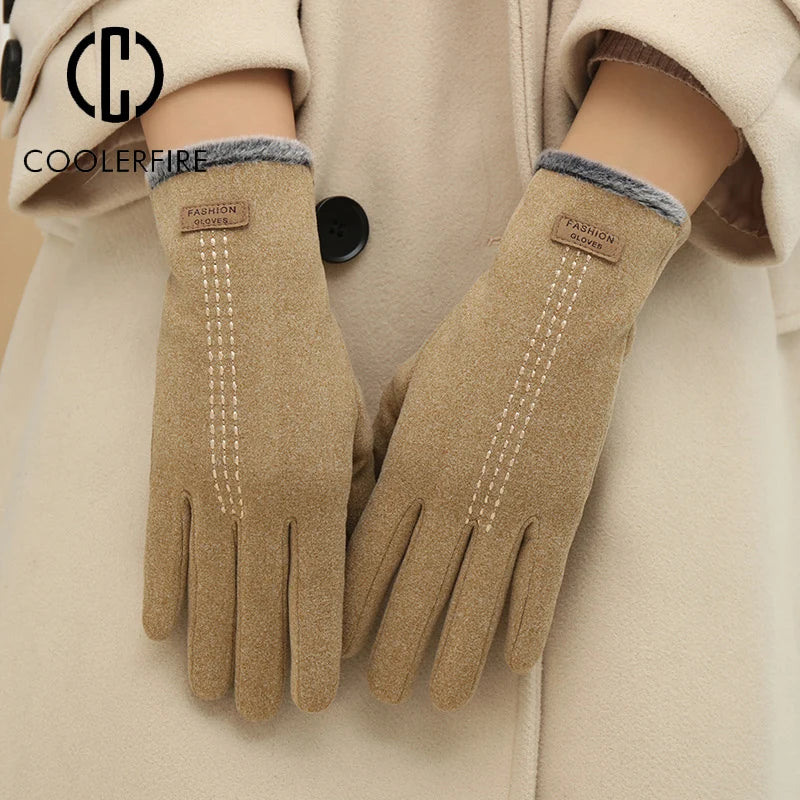 CowLost | winter-womens-gloves-vintage-windproof-touch-screen |1