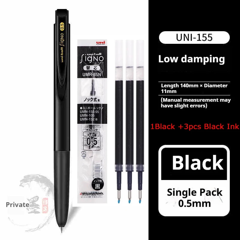 CowLost | product_id-mitsubishi-uni-signo-umn155-gel-pen-0-38-0-5mm-black-red-blue-quick-dry-smooth-low-friction |38