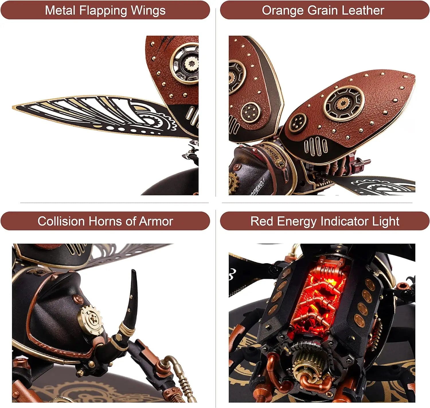 CowLost | fencing-barriers-robotime-rokr-rhinoceros-beetle-mechanical-3d-puzzle-model-kit |4