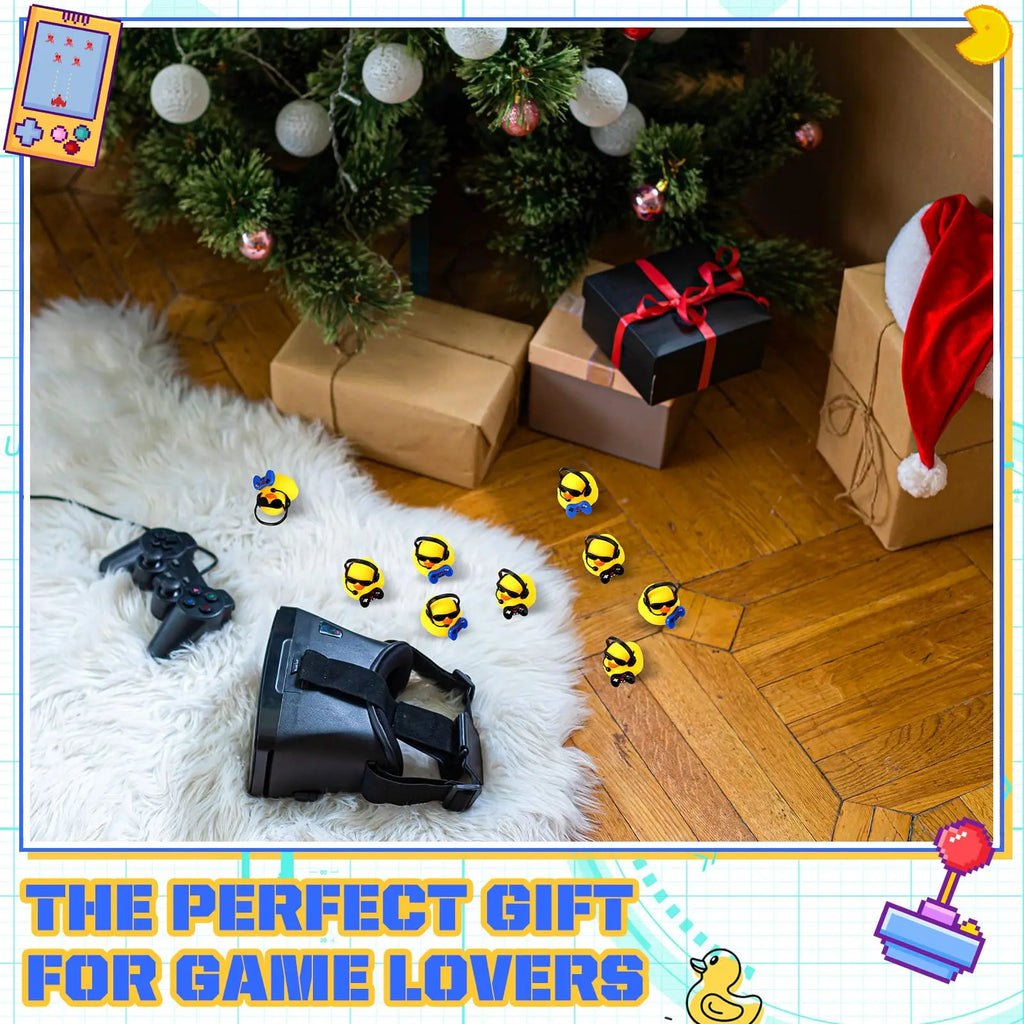 CowLost | product_id-video-game-party-favors-rubber-ducks-with-mini-headset-glasses-and-controllers-set |6