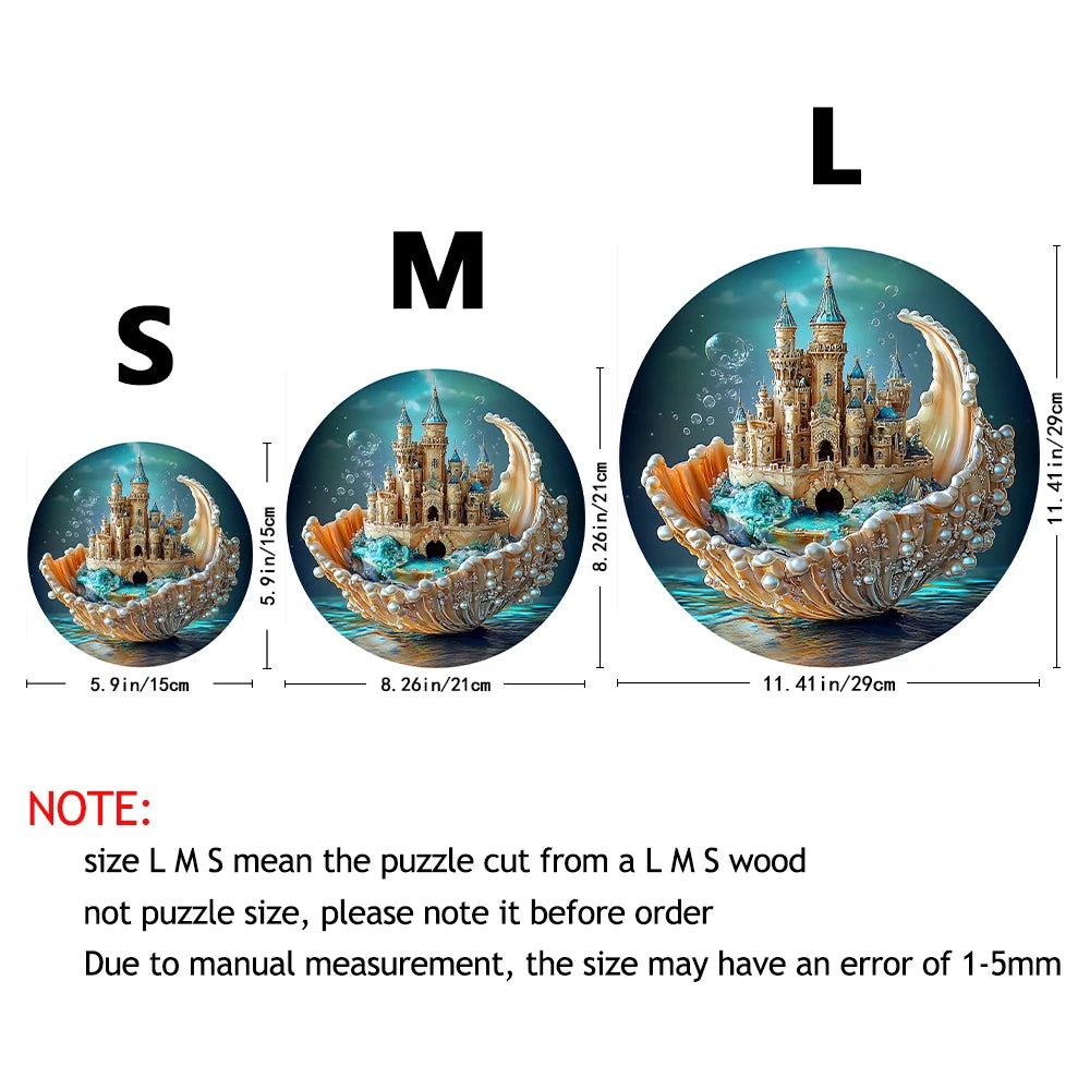 CowLost | product_id-handmade-wooden-shell-castle-3d-puzzle-with-durable-plywood-design |4