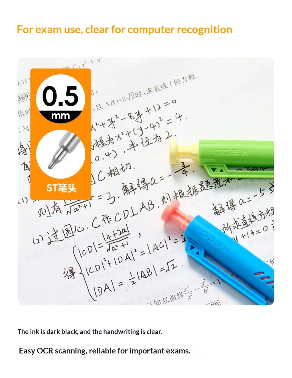 CowLost | product_id-kaco-sprite-fanta-coca-cola-gel-pen-set-0-5mm-fine-point-large-capacity-smudge-free-ink |31