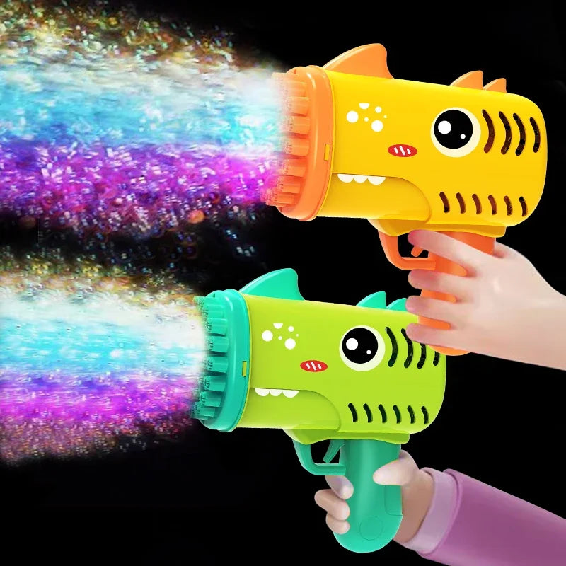 CowLost | product_id-childrens-dinosaur-bubble-gun-toy-outdoor-wedding-game-35-hole-no-battery-no-bubble-water |7