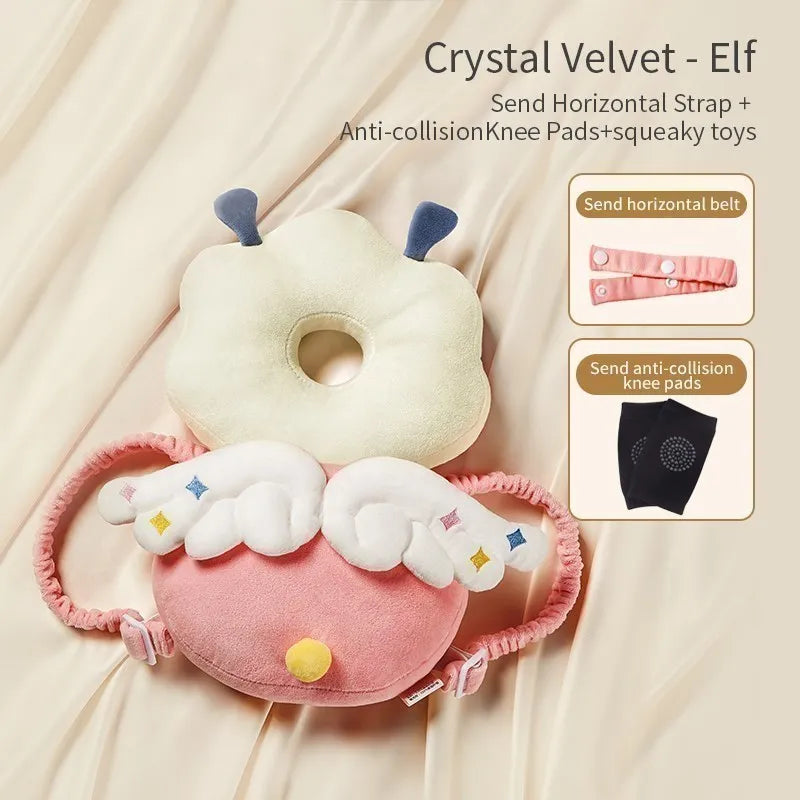 CowLost | aibedila-newborn-head-back-protector-baby-protect-pillow-learn-walk-headgear |36