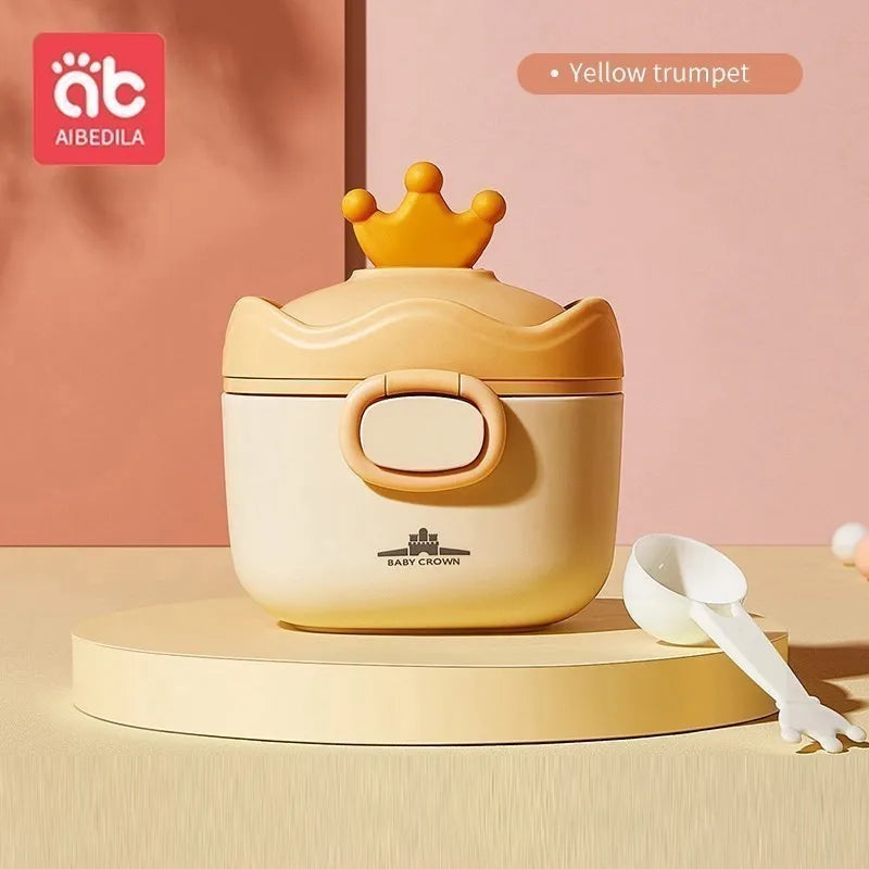 CowLost | aibedila-milk-powder-box-baby-travel-portable-food-storage-box |15