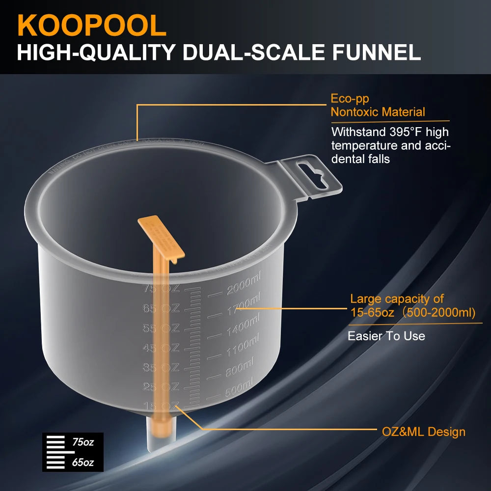 CowLost | product_id-15-piece-universal-spill-proof-coolant-and-oil-filling-funnel-kit |3