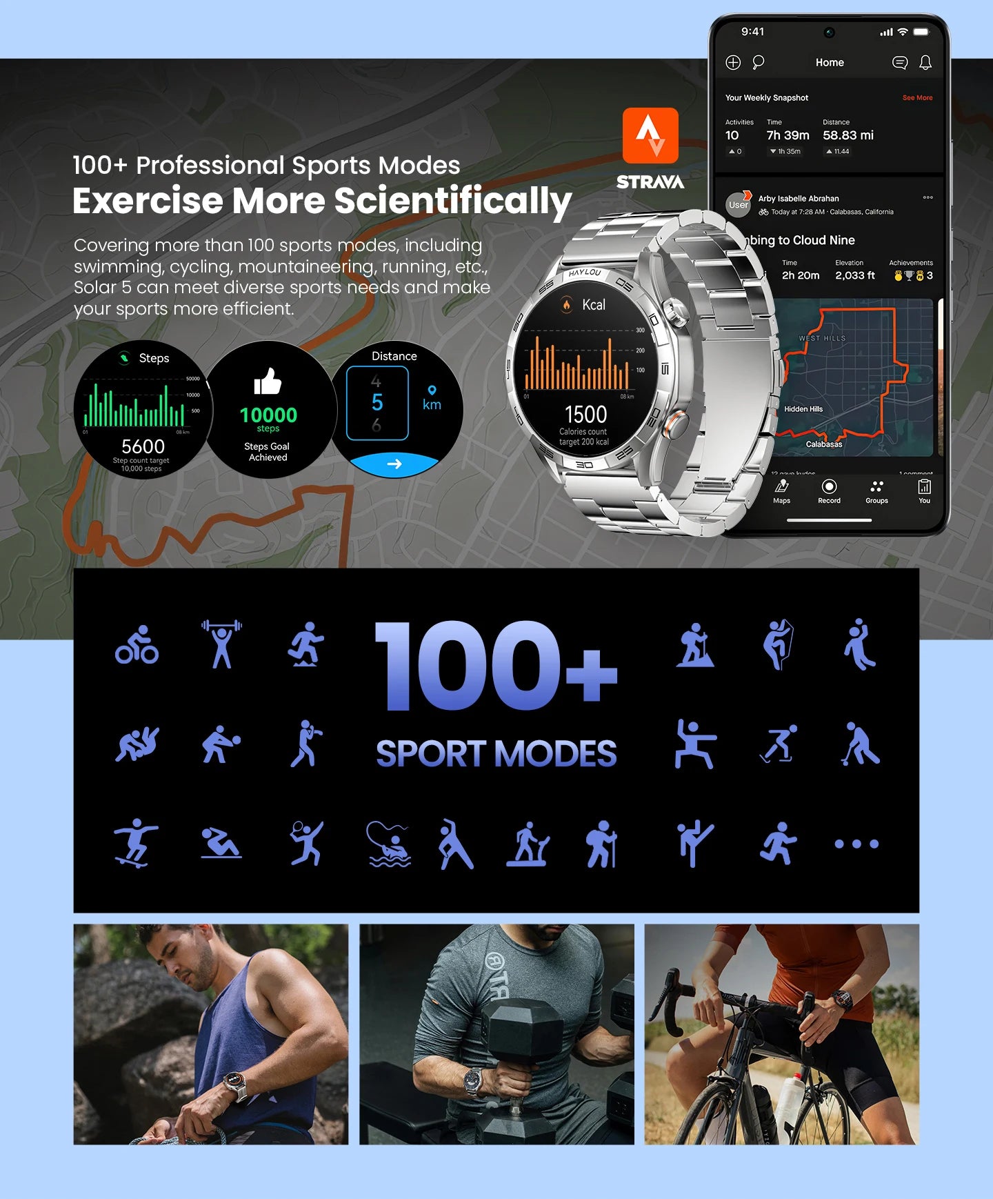 CowLost | haylou-solar-5-voice-calling-smartwatch-1-58-amoled-display |17