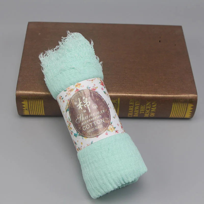 CowLost | otton-crinkle-headband-veil-scarves-women-solid-color |34