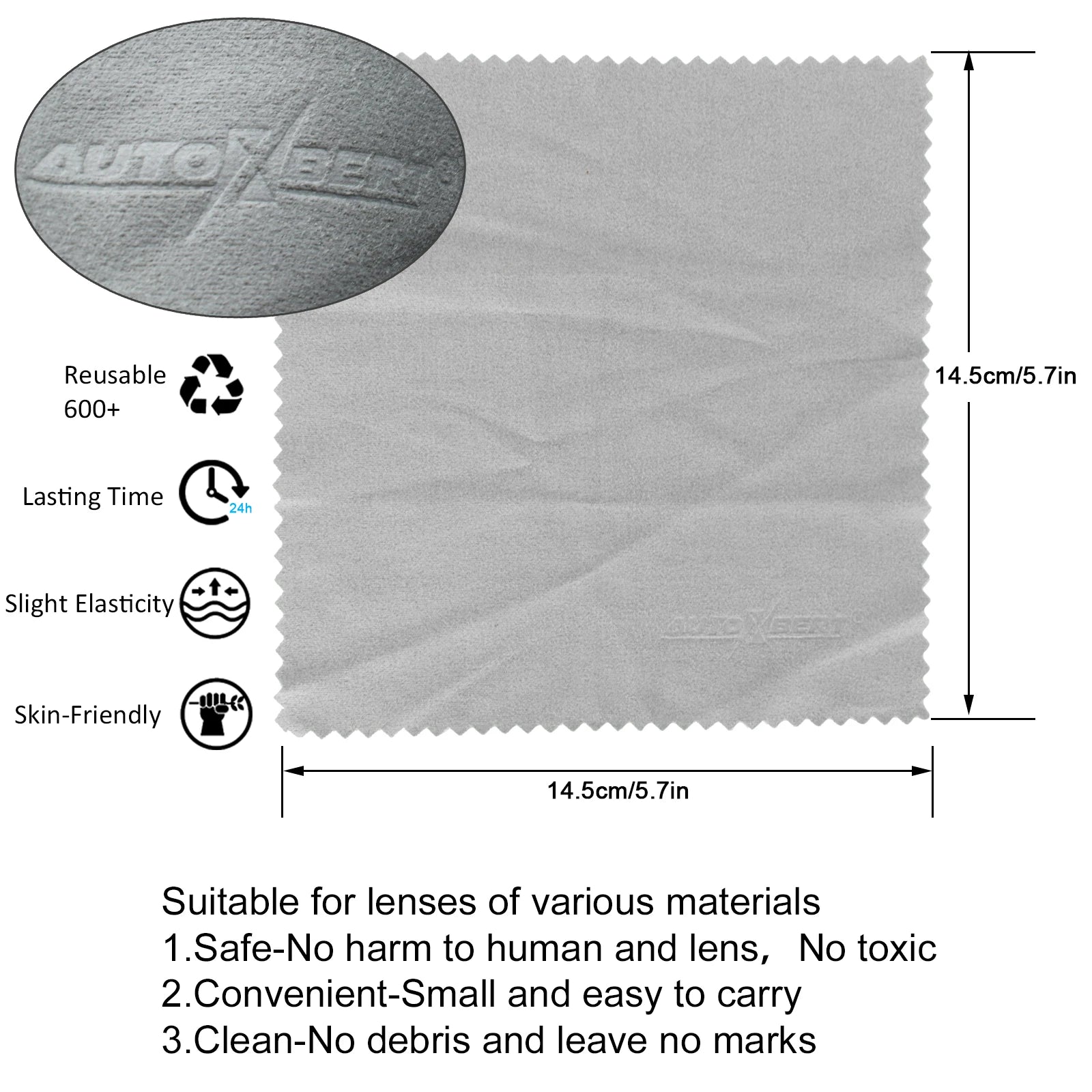 10Pcs Autoxbert Eyeglasses Eyewear Facemask Anti-Fog