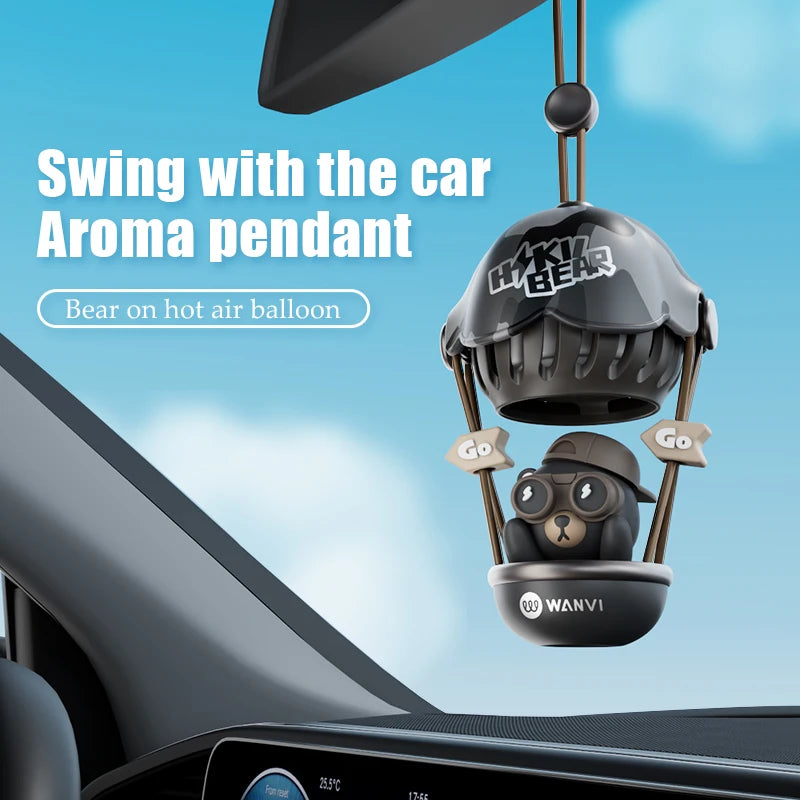 CowLost | product_id-balloon-bear-car-air-freshener-pendant-rearview-mirror-ornament |3