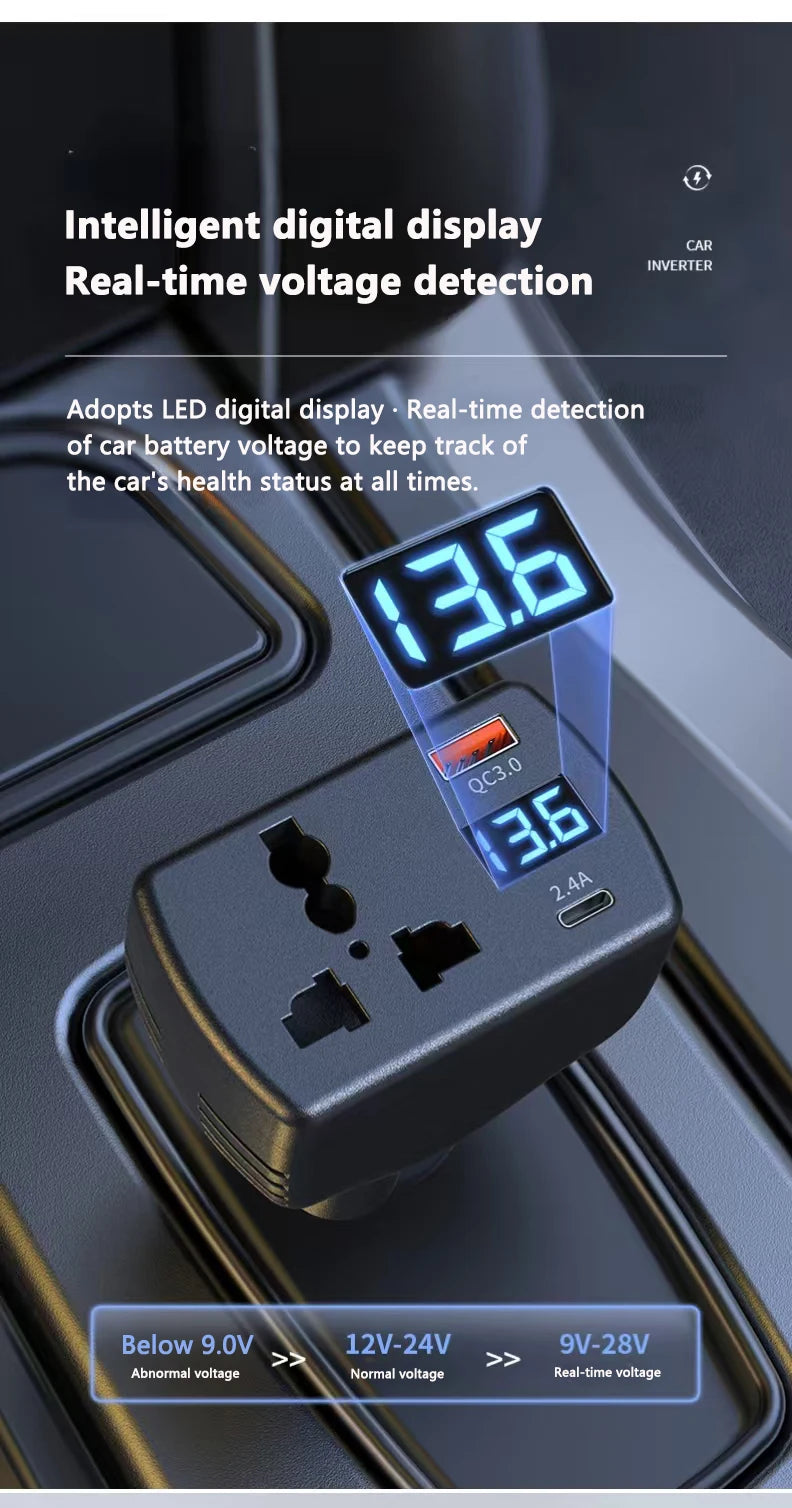 CowLost | product_id-2025-150w-12v-to-220v-car-power-inverter-with-usb-charger |7