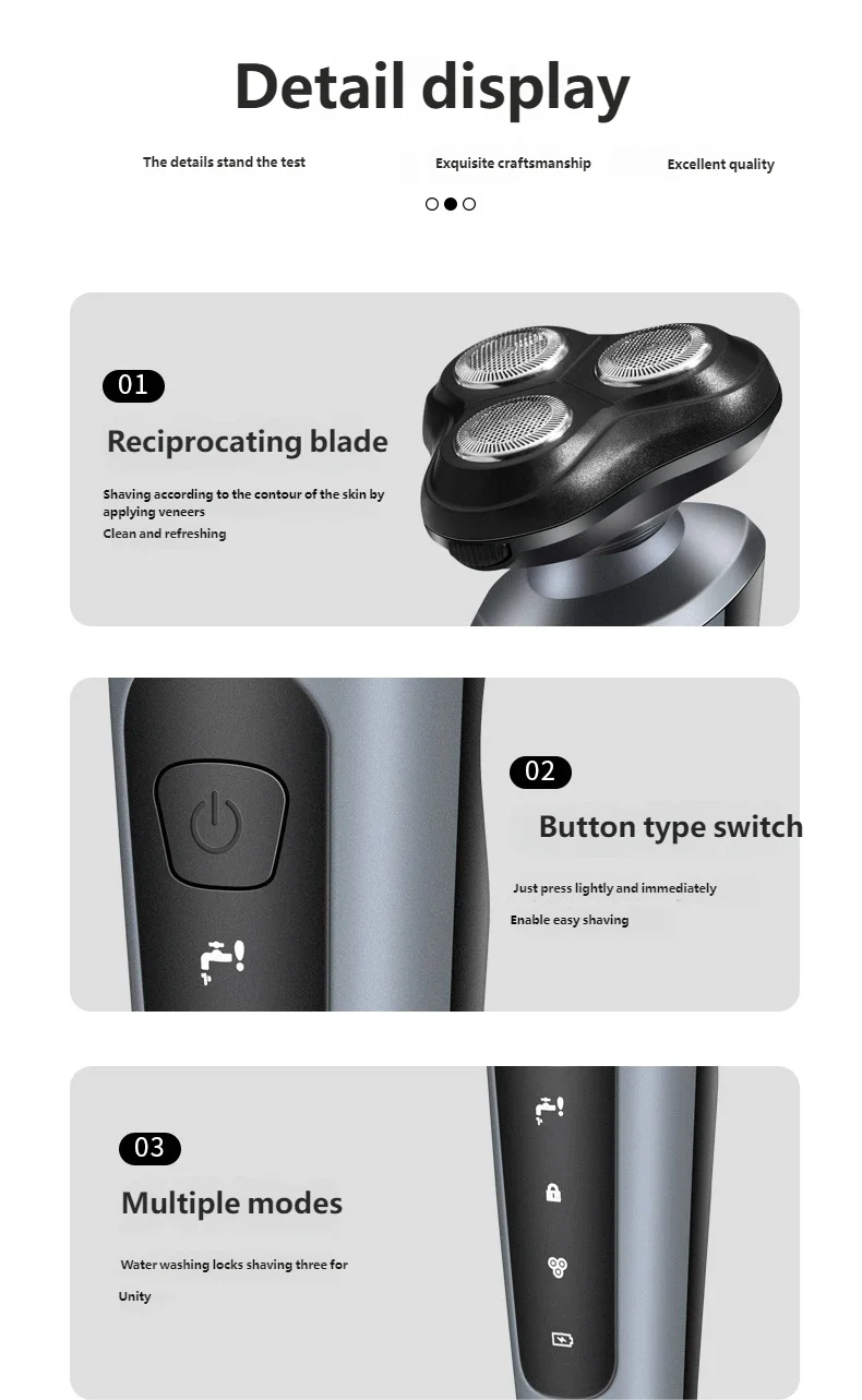 CowLost | product_id-glonxd-mens-rechargeable-wet-dry-beard-razor-for-smooth-shaving |12
