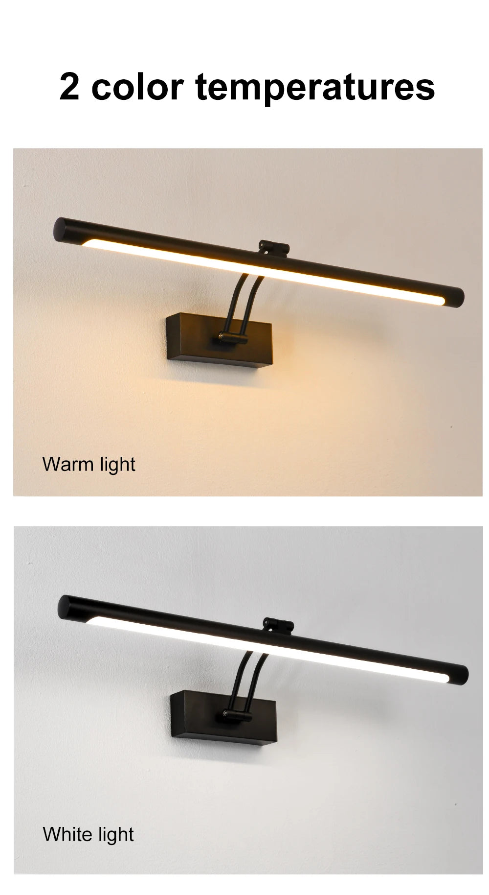 CowLost | product_id-modern-led-wall-lamp-80-100cm-black-silver-bathroom-sconce-picture-light |11