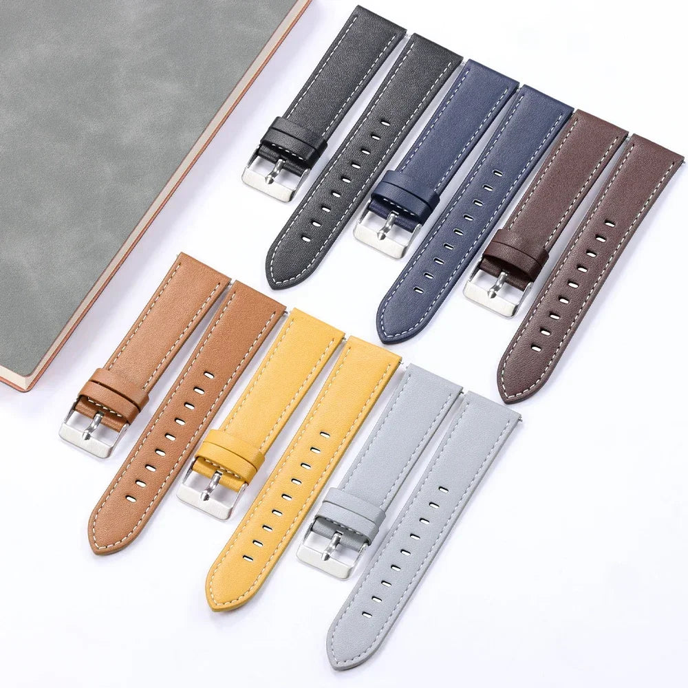 CowLost | bracelets-product_id-genuine-leather-quick-release-watch-strap-20mm-22mm-for-seiko-rolex-unisex-wristband |4
