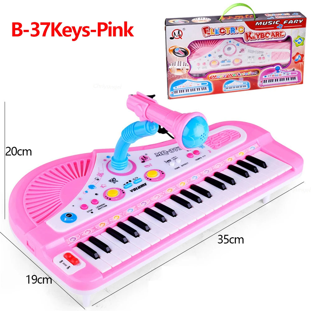 CowLost | product_id-37-key-kids-electronic-piano-keyboard-with-microphone-educational-toy-gift |31