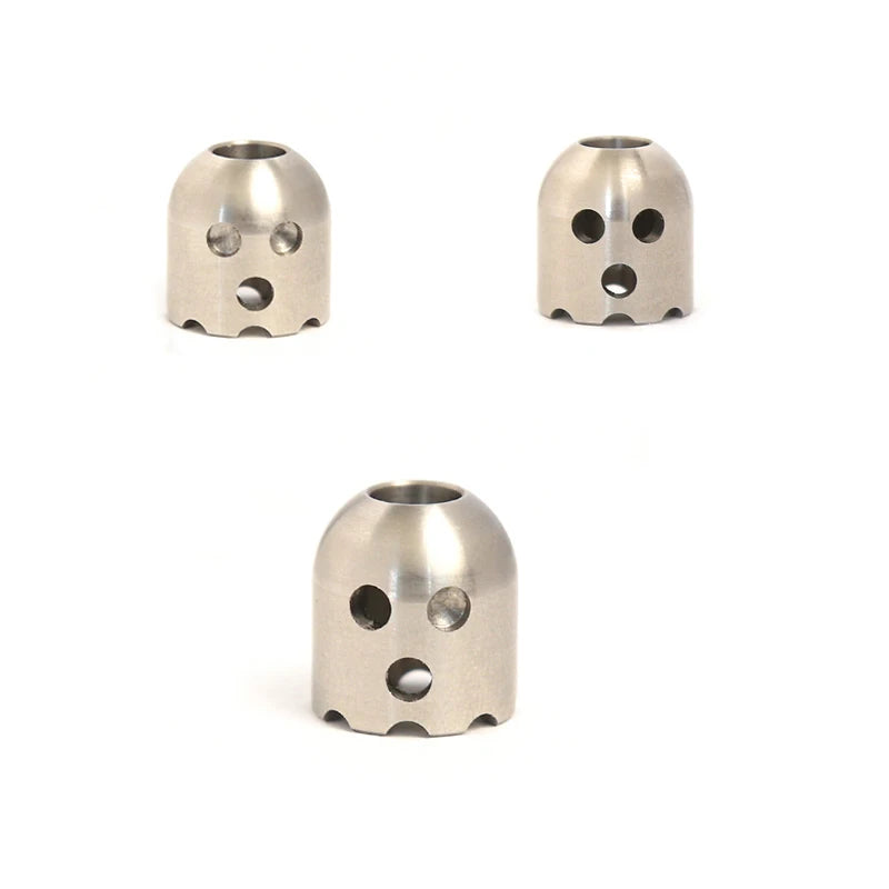 CowLost | product_id-ghost-shaped-stainless-steel-pendant-with-paracord-rope-stress-reliever-edc-toy |7