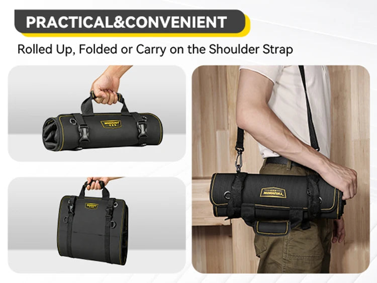 CowLost | product_id-winhunt-roll-up-tool-bag-with-11-pockets-heavy-duty-durable-black |10