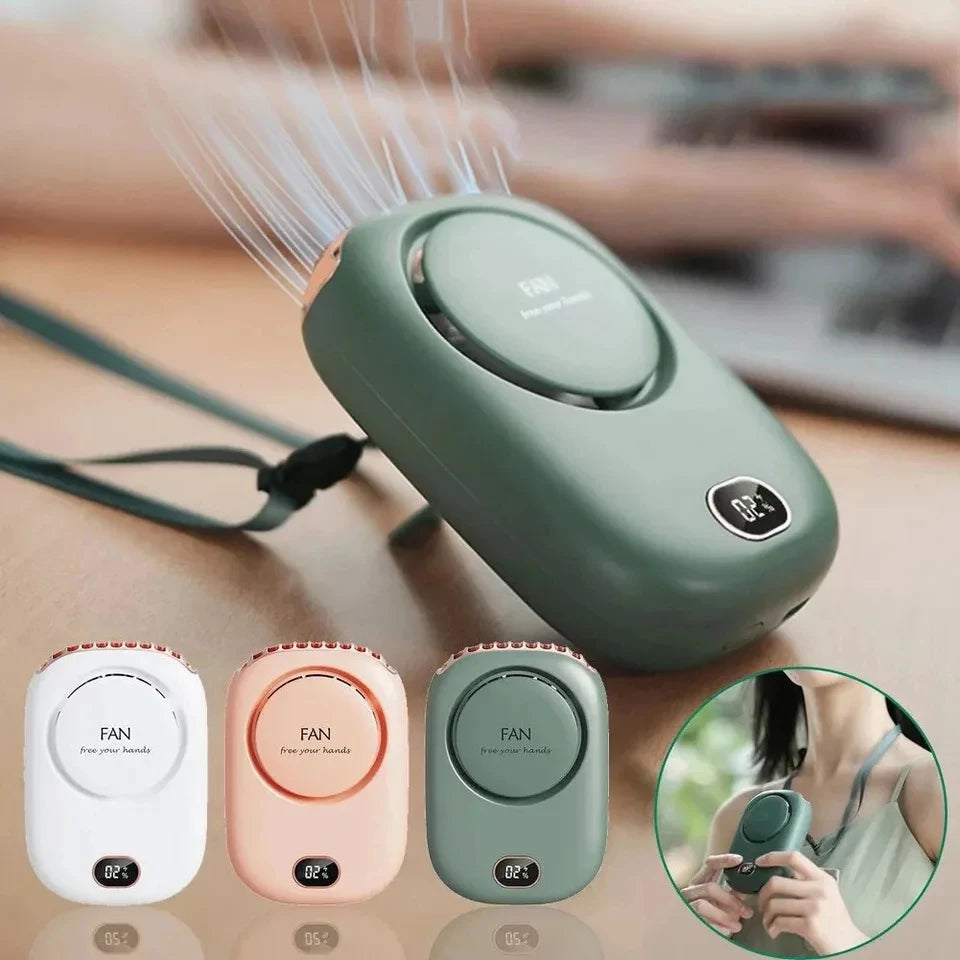 CowLost | product_id-homefish-mini-portable-rechargeable-bladeless-fan-ultra-quiet-for-travel-and-outdoor-use |3