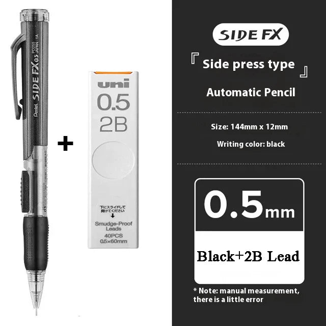 CowLost | product_id-pentel-japan-pd255-0-5mm-mechanical-pencil-side-push-non-retractable-for-drawing-and-sketching |18