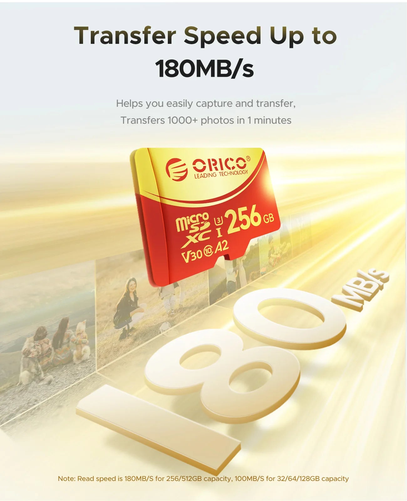CowLost | orico-2-packs-microsdxc-uhs-i-memory-card-100mb-s-4k-uhd-recoding |2
