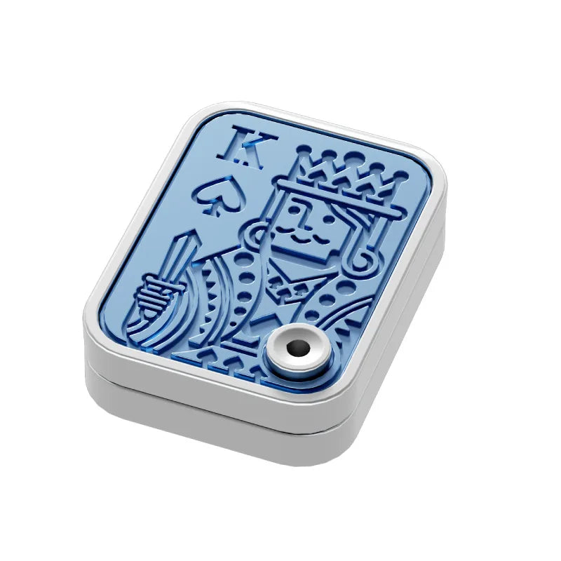 Mechanical Card Pushing Decompression Cat Claw Alloy Mini Fingertip Rotating Toy