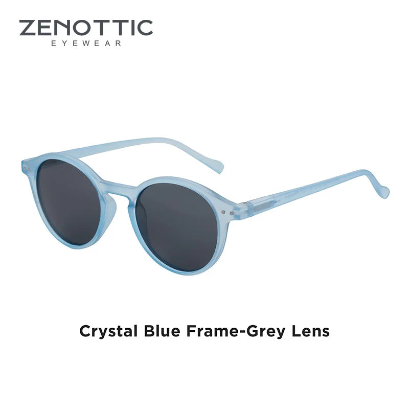 CowLost | zenottic-s-size-retro-circular-polarized-sunglasses |49