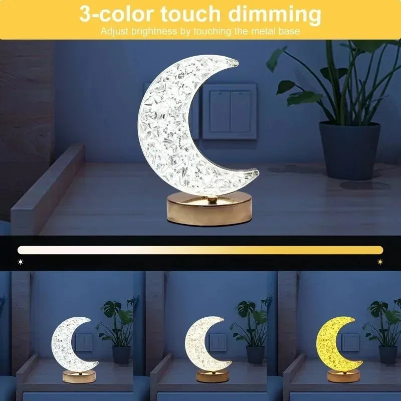 CowLost | product_id-3d-moon-lamp-usb-rechargeable-touch-dimmable-led-night-light-for-bedroom-home-decor |3