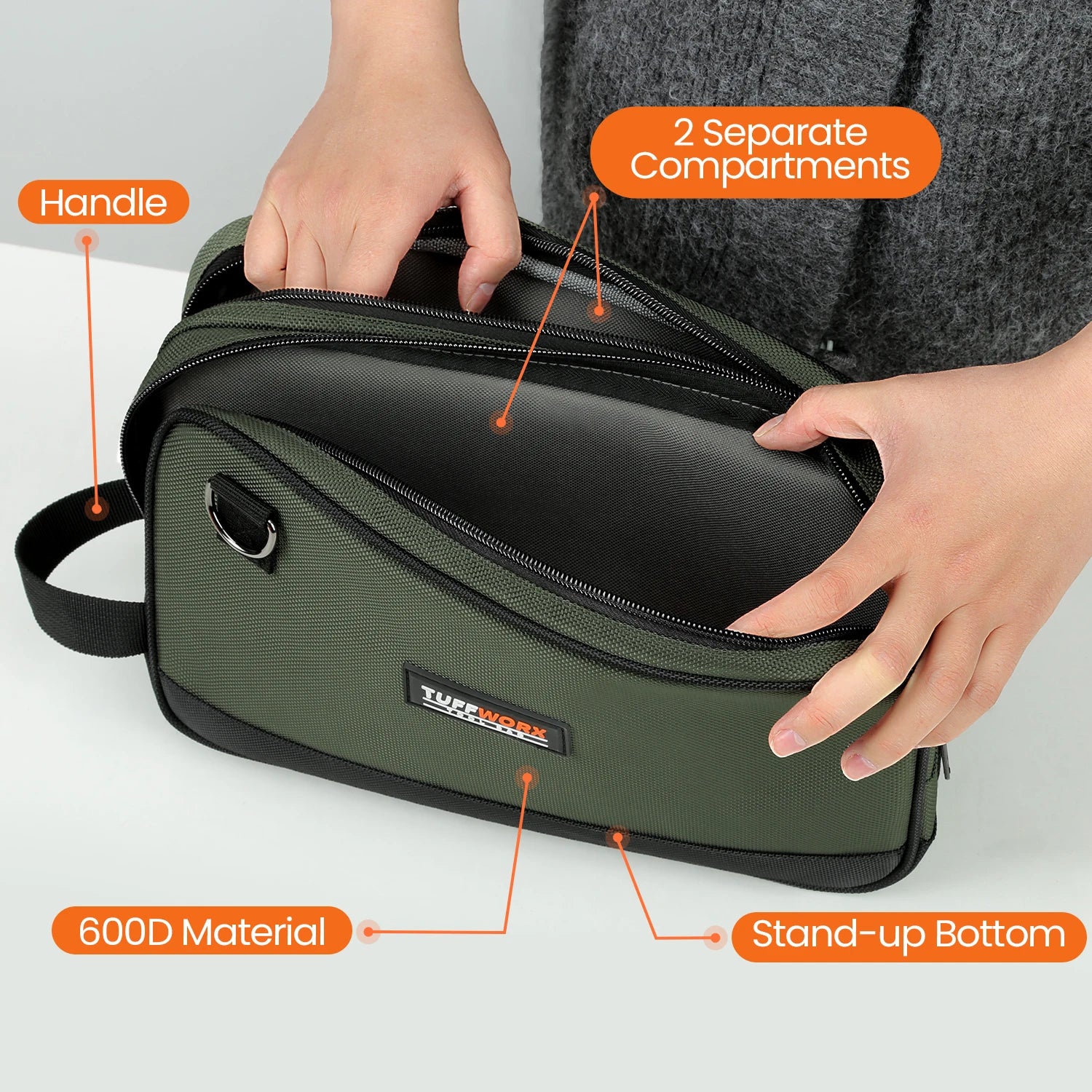 CowLost | product_id-dual-compartment-tool-bag-gray-black |6