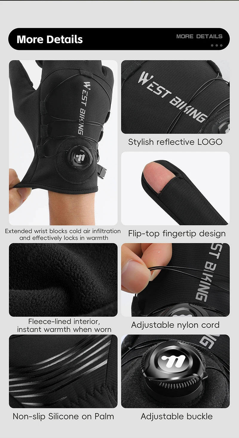 CowLost | west-biking-self-locking-bike-gloves-winter-fleece-thermal-cycling-gloves-with-rotating-buckle-waterproof-mtb-motorcycle-gloves |21