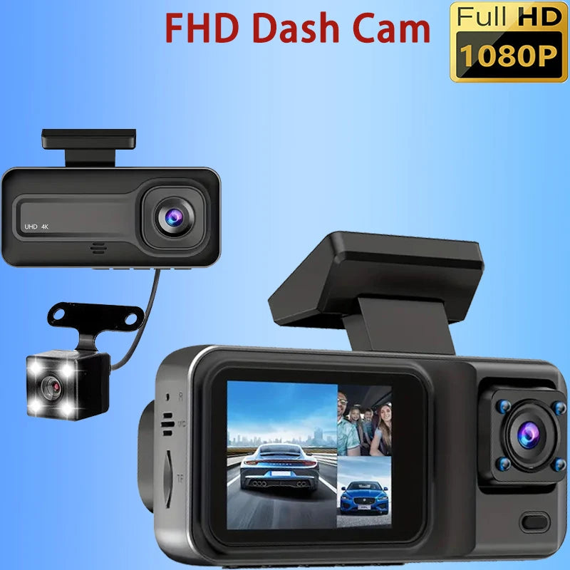 CowLost | product_id-baideluo-3-channel-1080p-car-dash-cam-with-rear-view-recorder |13