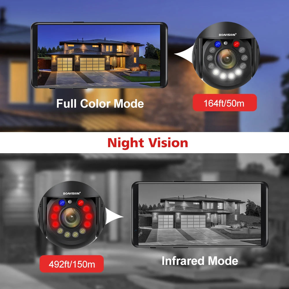 CowLost | outdoor-surveillance-camera-wifi-4g-poe-8mp-5mp-30x-optical-zoom-ai-auto-tracking-150m-ir-distance-metal-ptz-security-camera |3