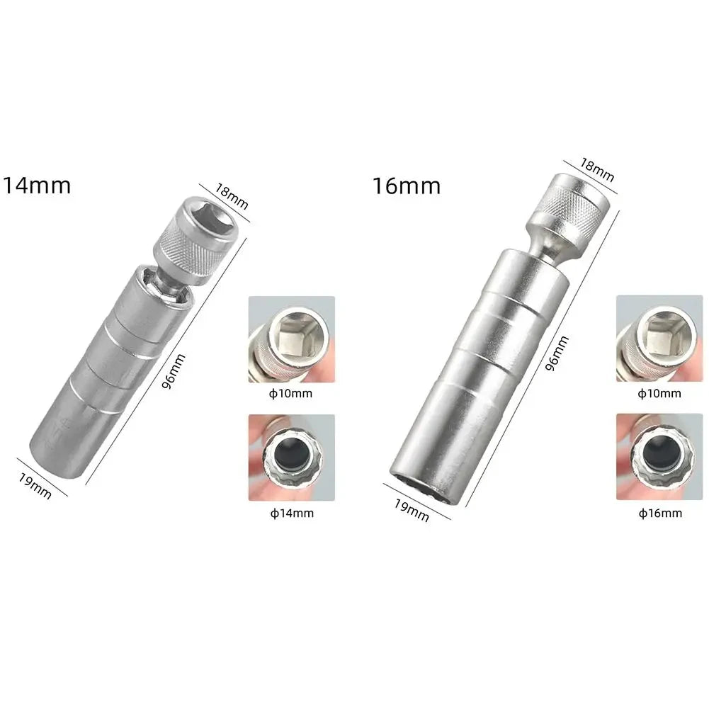 CowLost | product_id-14mm-16mm-spark-plug-socket-wrench-adapter-for-car-repair |6
