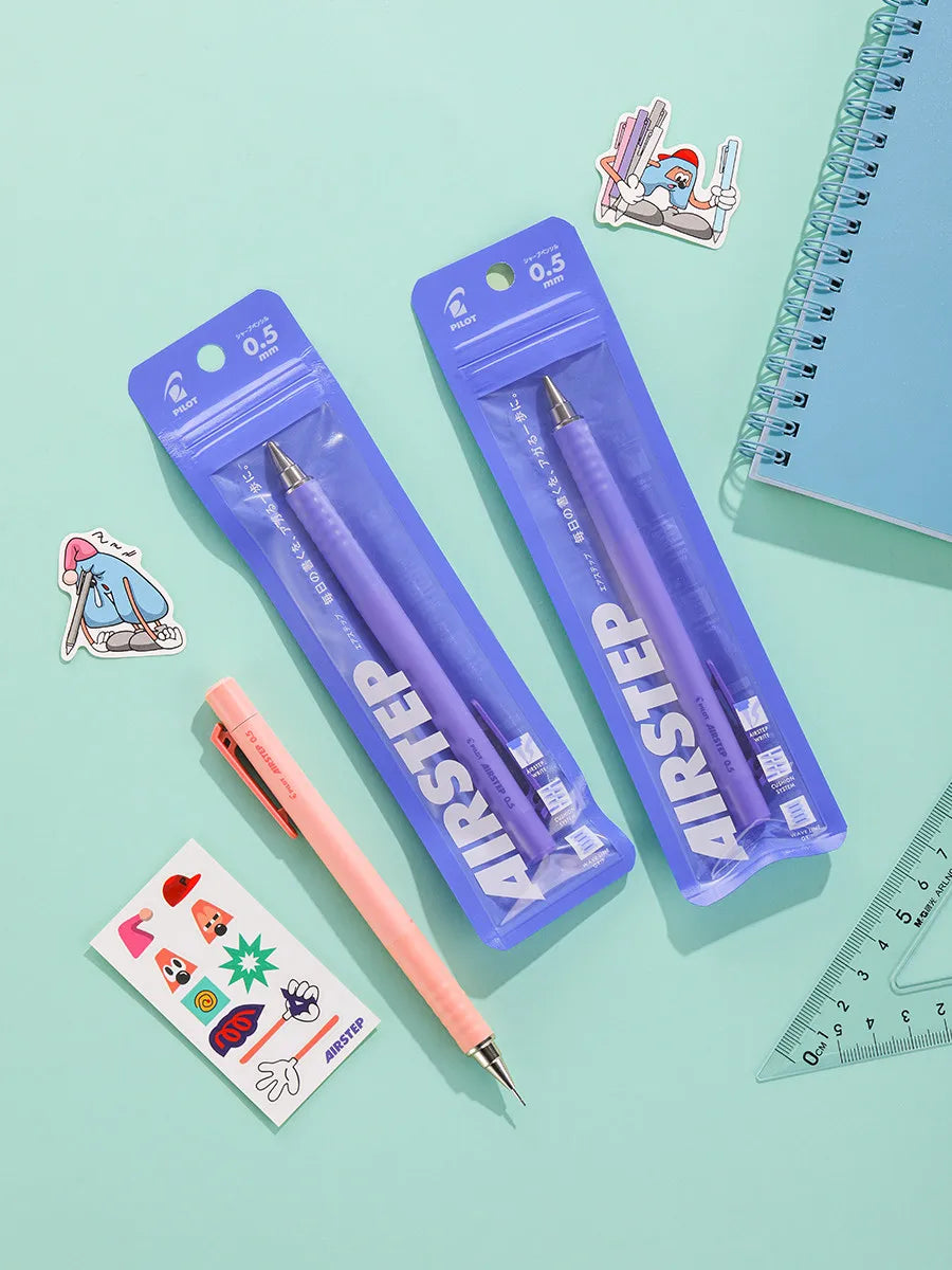 CowLost | product_id-pilot-airstep-has-15-0-5mm-mechanical-pencil-auto-lead-advance-colorful-barrel-stable-writing |6