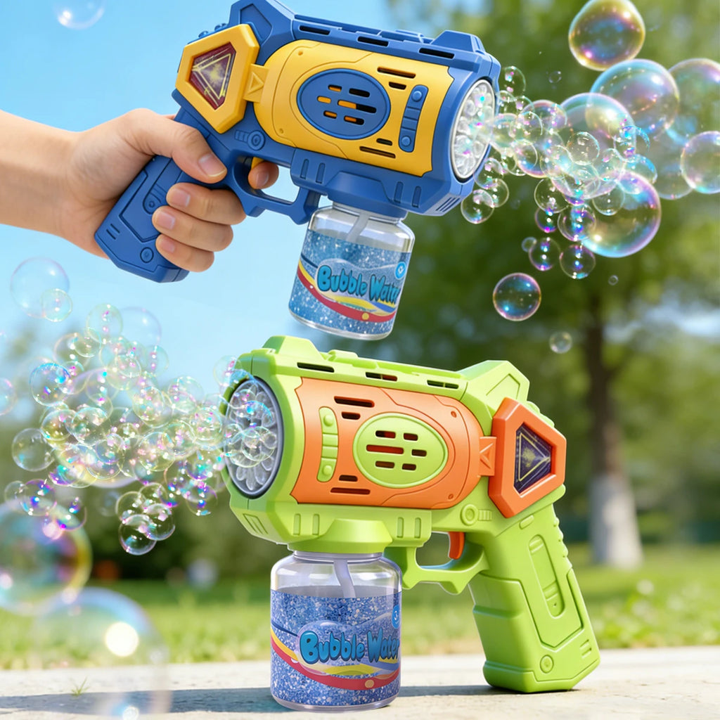 CowLost | product_id-electric-bubble-gun-toy-with-led-light-for-kids-outdoor-summer-game-no-bubble-liquid |1