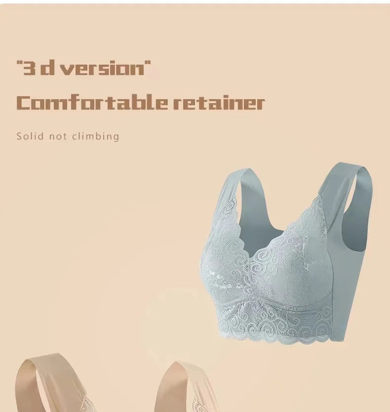 CowLost | seamless-large-size-underwear-womens-small-breasts-gather-no-steel-ring-on-the-collection-auxiliary-breast-anti-sagging-bra |6