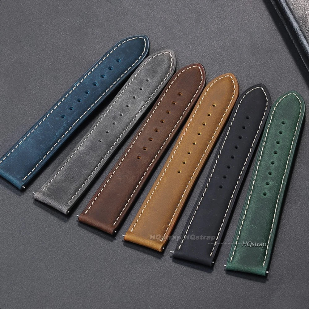CowLost | product_id-vintage-leather-quick-release-watch-band-for-seiko-16-24mm-with-butterfly-buckle |3