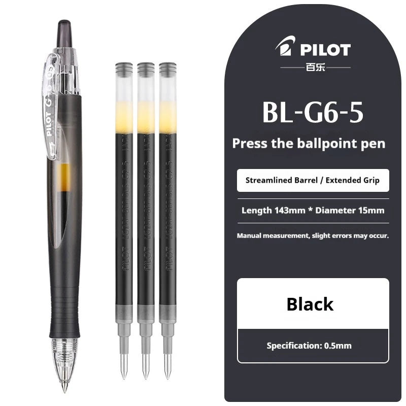 CowLost | product_id-pilot-g-6-0-5mm-gel-pen-with-comfort-grip-black-red-blue-ink-smooth-writing-needle-point |45