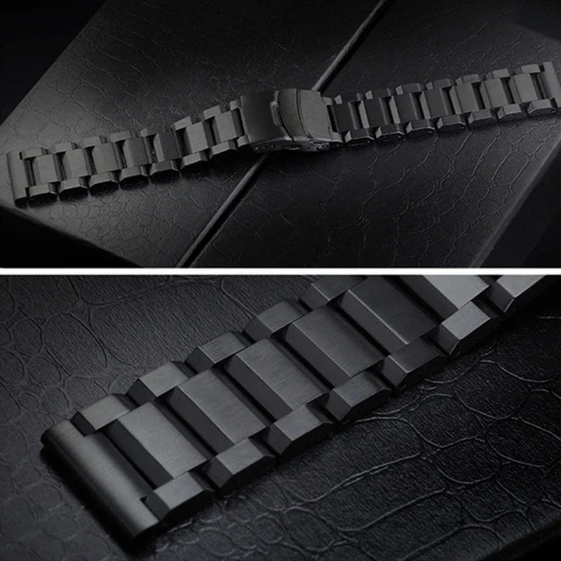 CowLost | product_id-stainless-steel-18-24mm-metal-buckle-strap-for-samsung-watch-3-huawei-watch-luxury-wristband |5