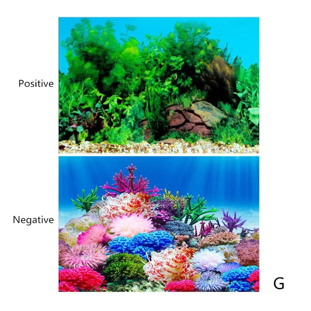 CowLost | seasonal-holiday-decorations-3d-aquarium-background-sticker-poster-for-fish-tank-decoration |11