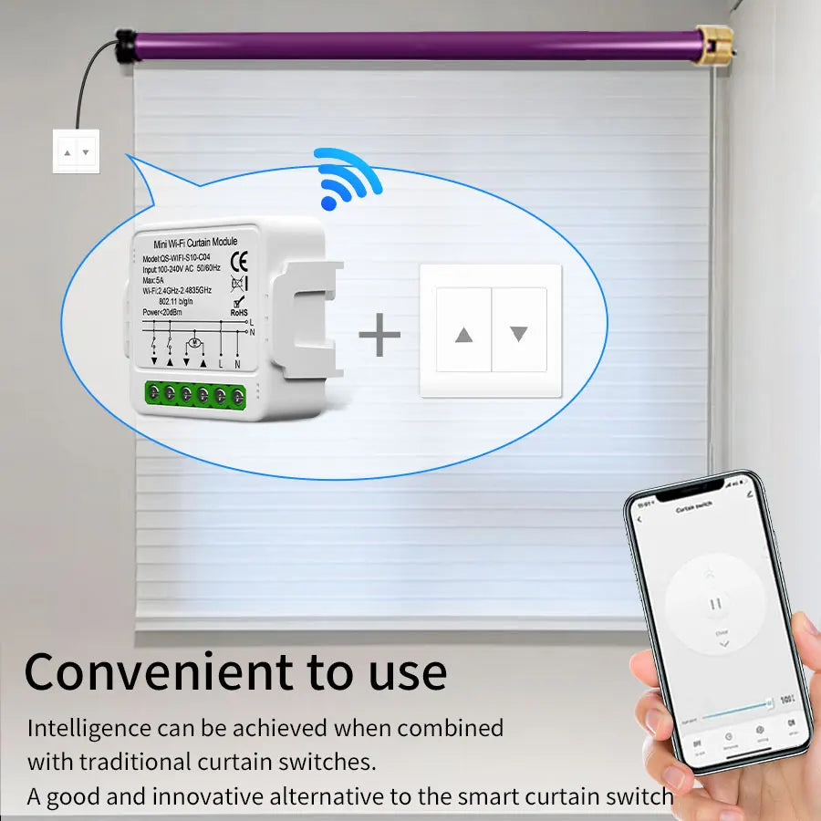 CowLost | product_id-tuya-wifi-zigbee-smart-curtain-switch-module-for-roller-blinds-with-alexa-google-home-control |8