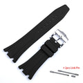 CowLost | product_id-26-27mm-waterproof-soft-silicone-strap-with-link-pin-for-ap-royal-oak-ga2100-ga-2110-replacement-watchband |24
