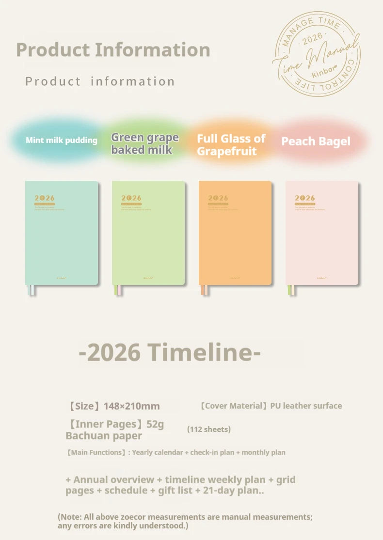CowLost | product_id-kinbor-2026-a5-yearly-planner-with-timeline-eight-grid-journal-52g-tomoe-river-paper-hourly-schedule |9