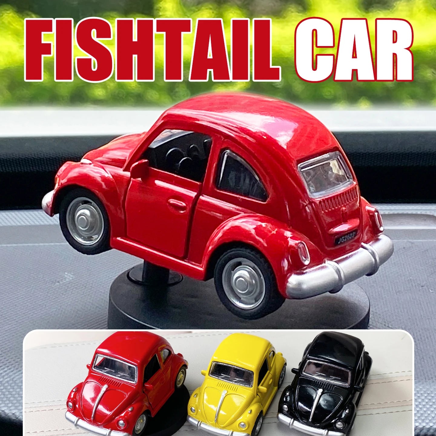 CowLost | product_id-retro-vintage-car-dashboard-fishtail-swing-ornament |1