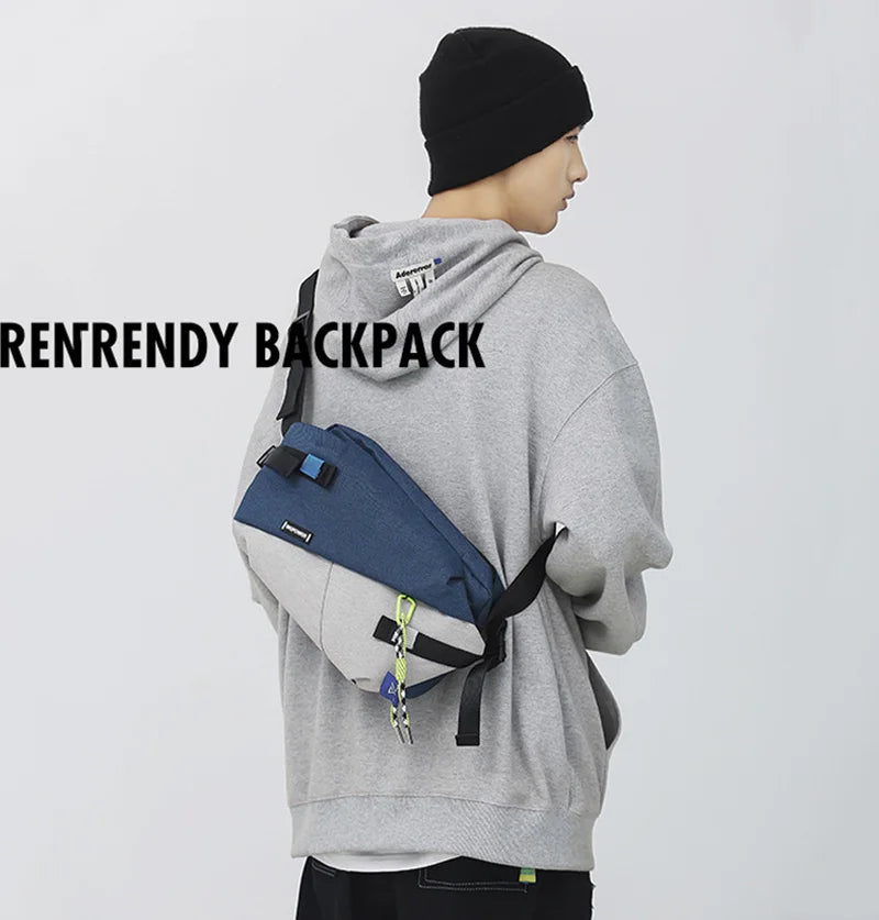 CowLost | uncategorized-high-quality-nylon-panelled-waist-packs-unisex-chest-crossbody-bag |12