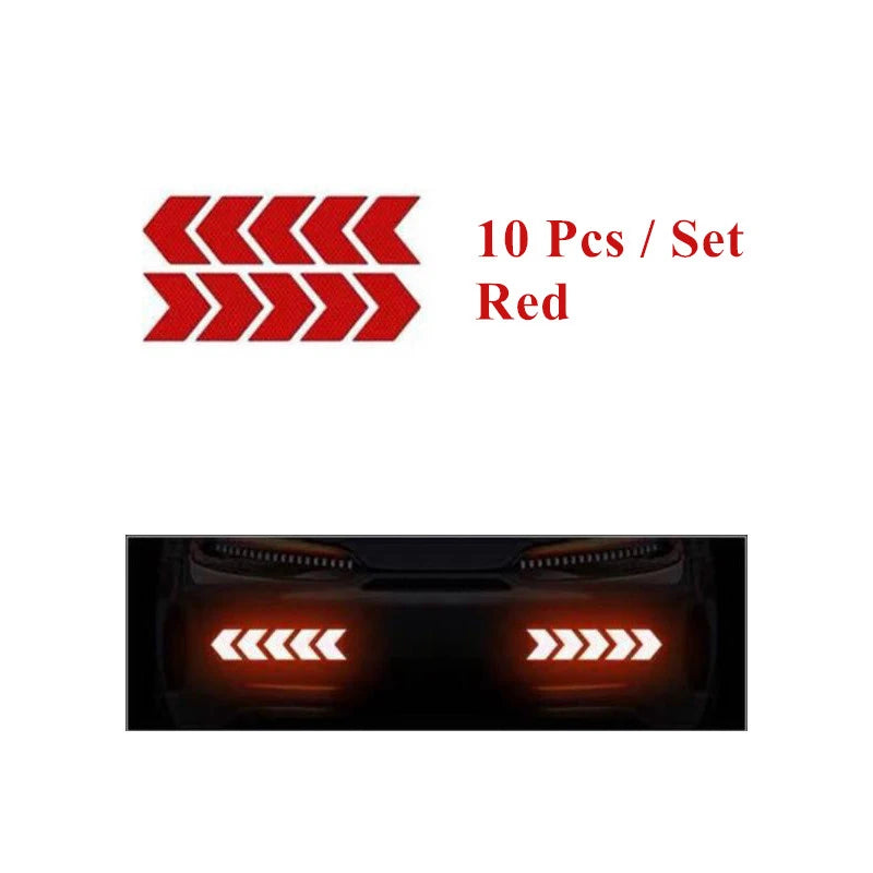 CowLost | product_id-10-pcs-reflective-arrow-warning-tape-stickers-for-car-bumper-and-trunk-safety |24