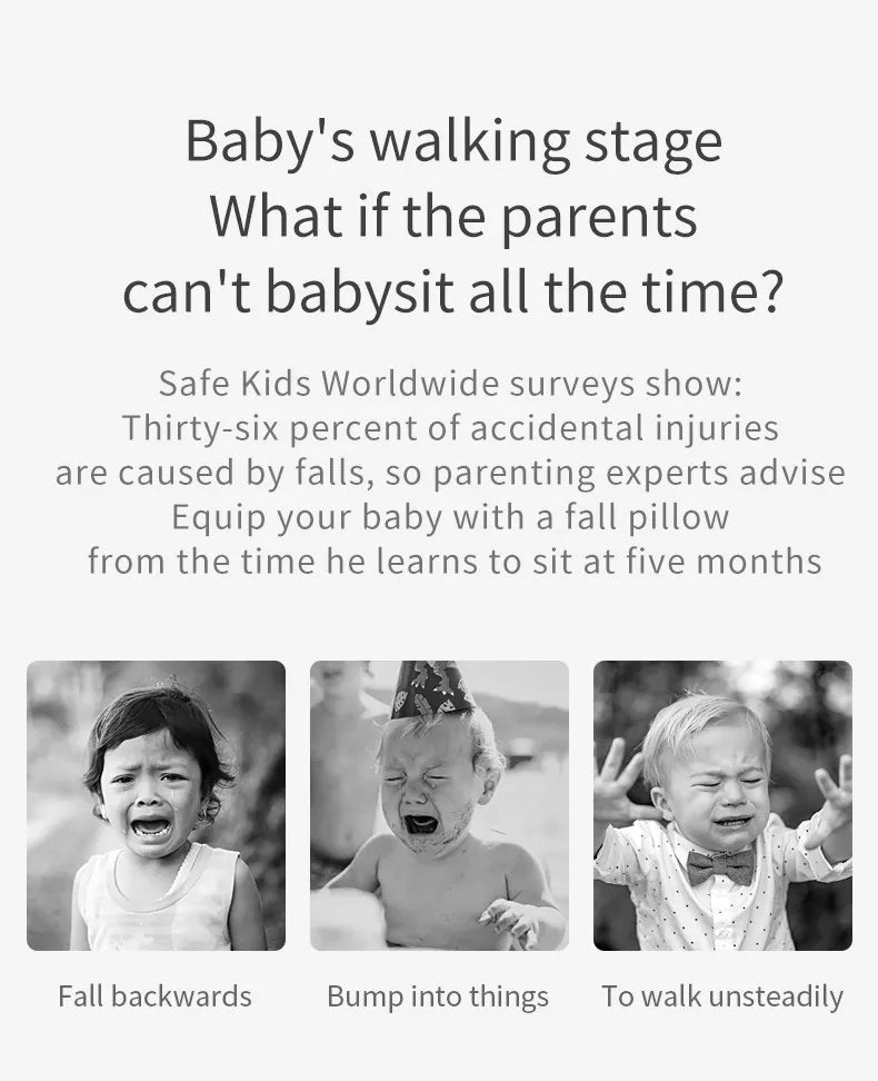 CowLost | aibedila-newborn-head-back-protector-baby-protect-pillow-learn-walk-headgear |7