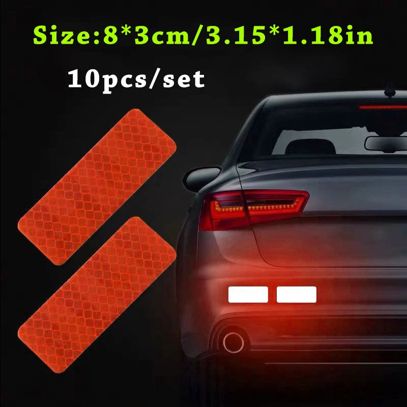 CowLost | product_id-10pcs-reflective-car-bumper-safety-strip-stickers-set |13