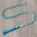 CowLost | handbags-natural-blue-pine-stone-108-beaded-mala-necklace |9