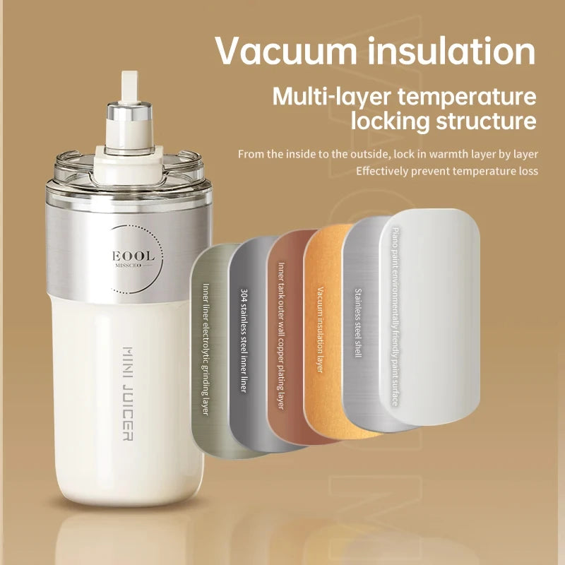 CowLost | product_id-homefish-350ml-portable-usb-rechargeable-insulated-304-stainless-steel-juicer-with-26-blades |1